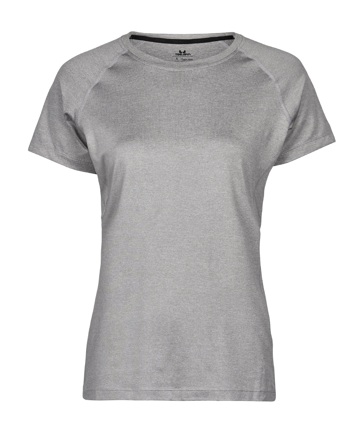 Ladies CoolDry Tee - TJ7021 - Grey Melange - Customisable T-Shirt
