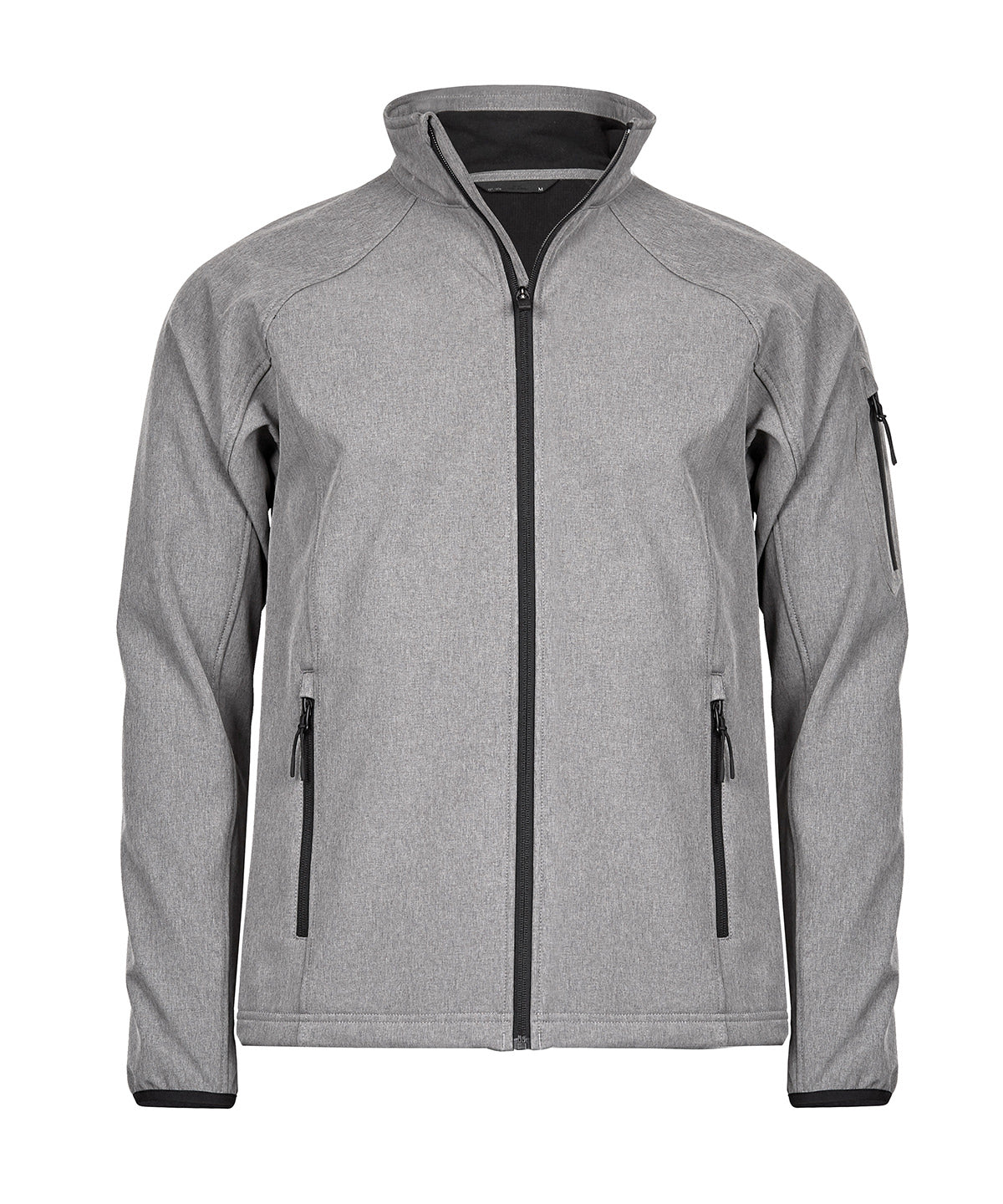 Mens Performance Softshell - TJ9510 - Grey Melange - Customisable Softshell Jacket