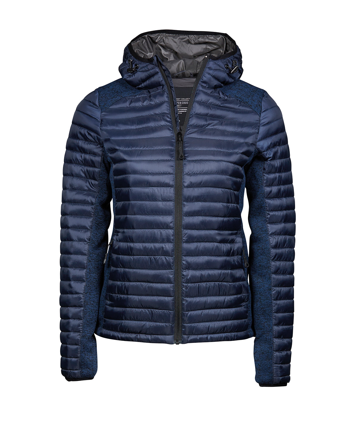 Ladies Aspen Crossover Jacket - TJ9611 - Navy Navy Melange - Customisable Jacket