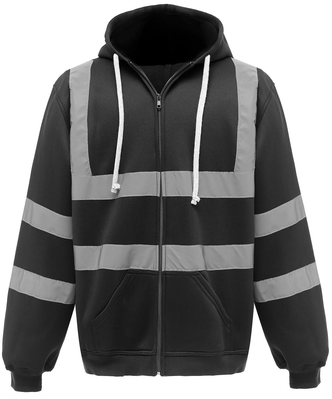 Yoko HV Zip Hoodie Hvk07 YK012 - Black - Customisable Hoodies
