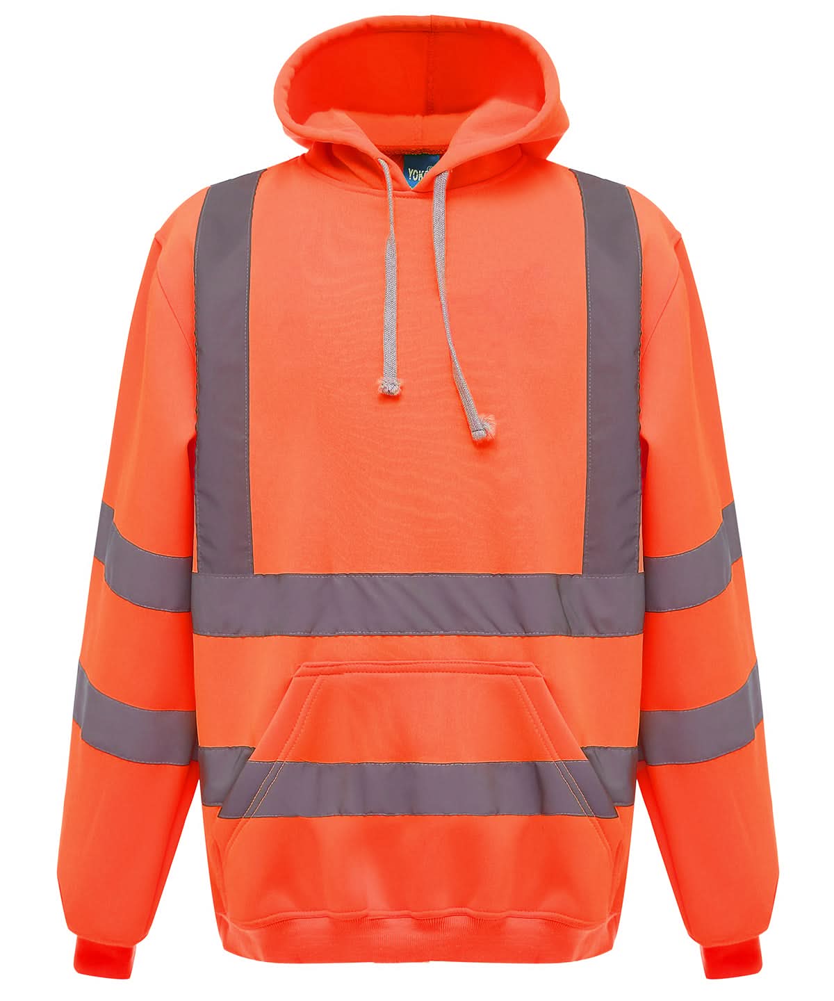Yoko HV Pull Over Hoodie HVK05 YK032 - Orange - Customisable Hoodies