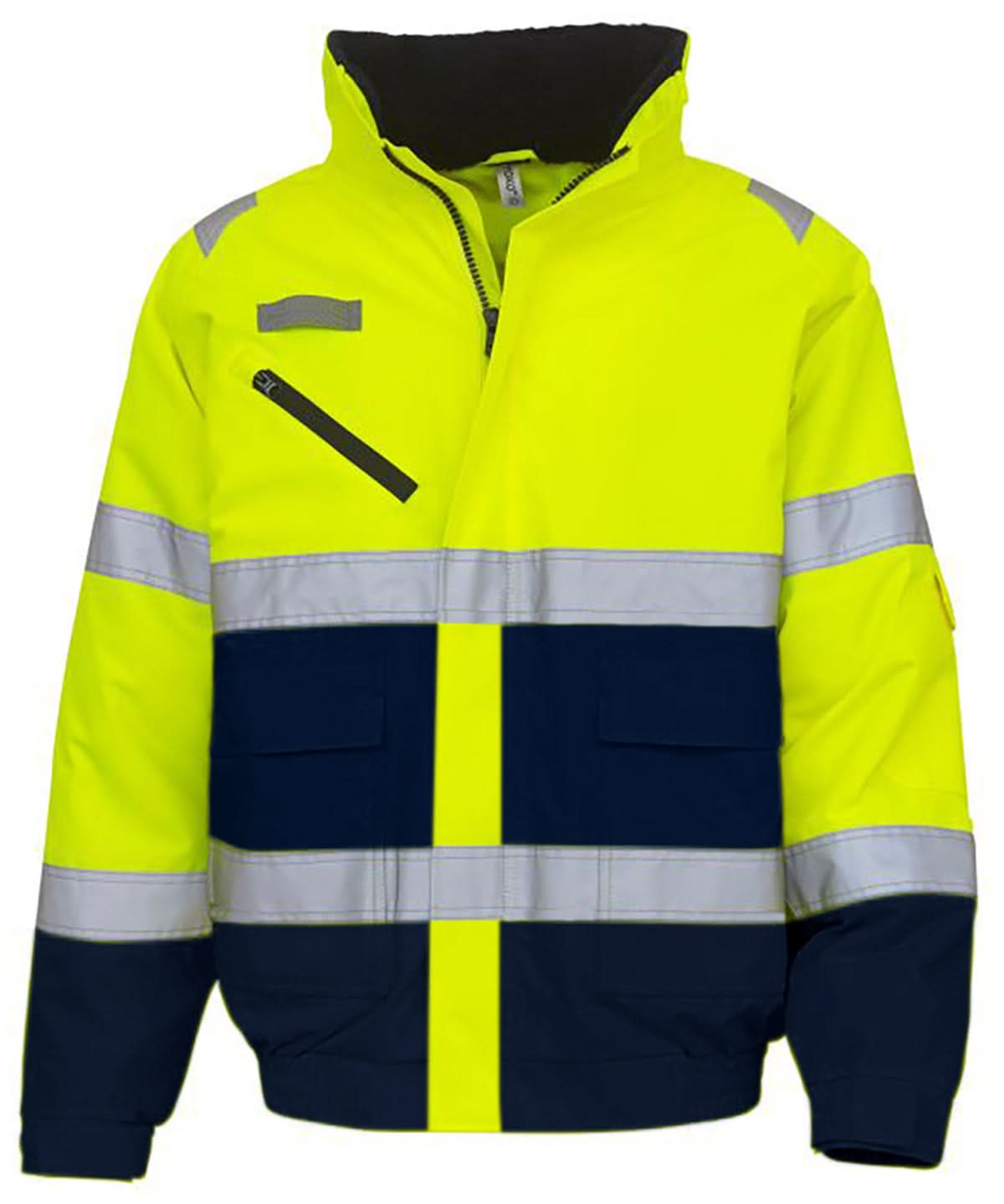 Yoko HV Fontaine Flight Jacket Hvp209 YK035 - Yellow Navy - Customisable Jacket
