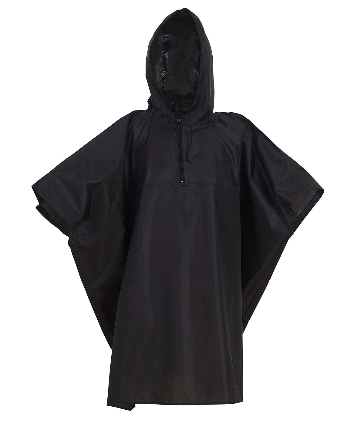 Yoko promo poncho (HVS470) - YK058 - Black - Customisable Ponchos