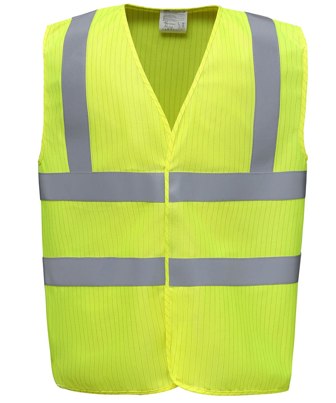 Yoko HV Flame Retardant Anti Static Waistcoat Hvw100Asfr YK075 - Yellow - Customisable Hi-Vis Vest