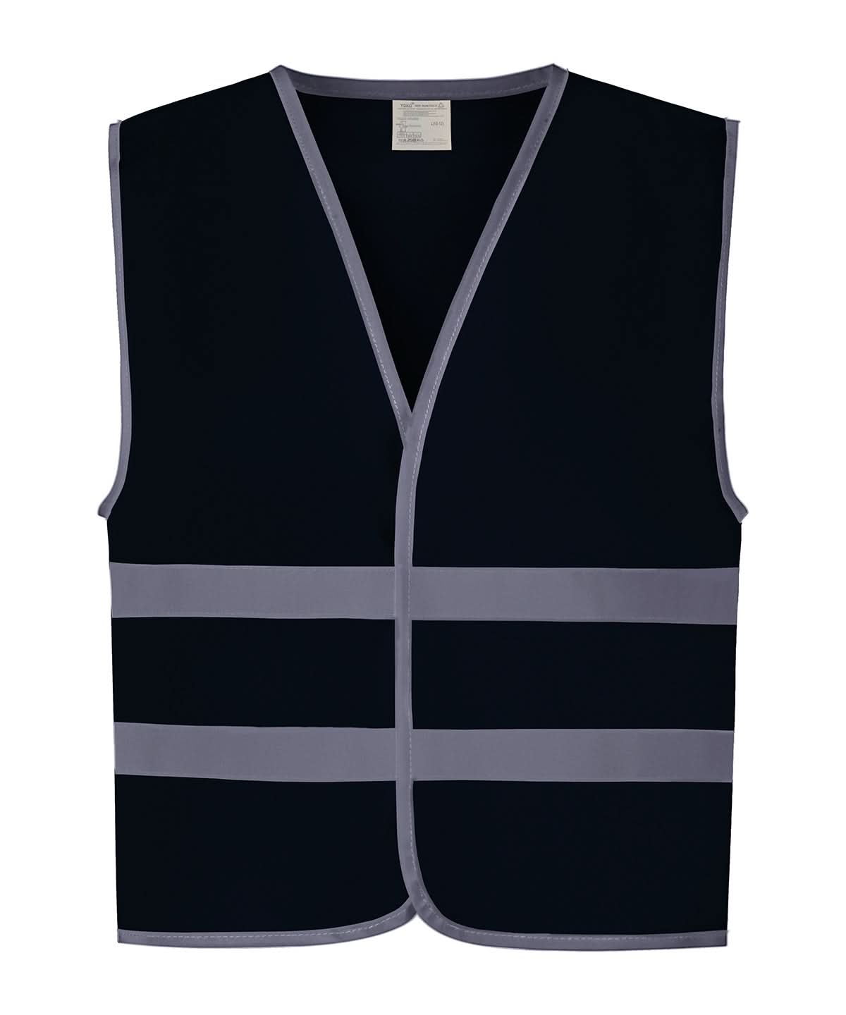 Yoko HV Reflective Border Kids Waistcoat Hvw102Ch YK102 - Navy - Customisable Hi-Vis Vest