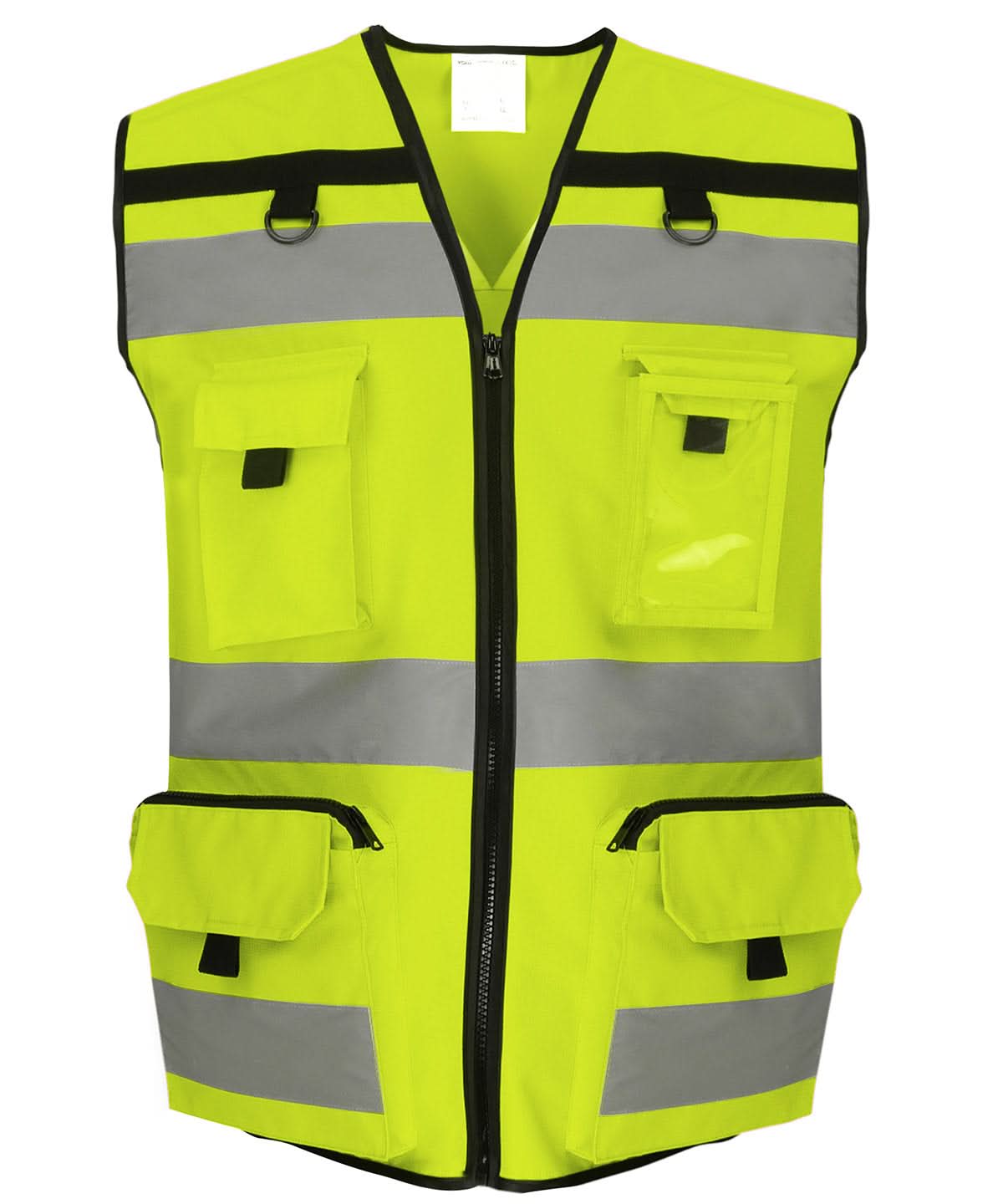 Yoko Vis Orange Mesh HV Ripstop Tool Vest Hvw108 YK108 - Hi-vis Yellow - Customisable HV Vest