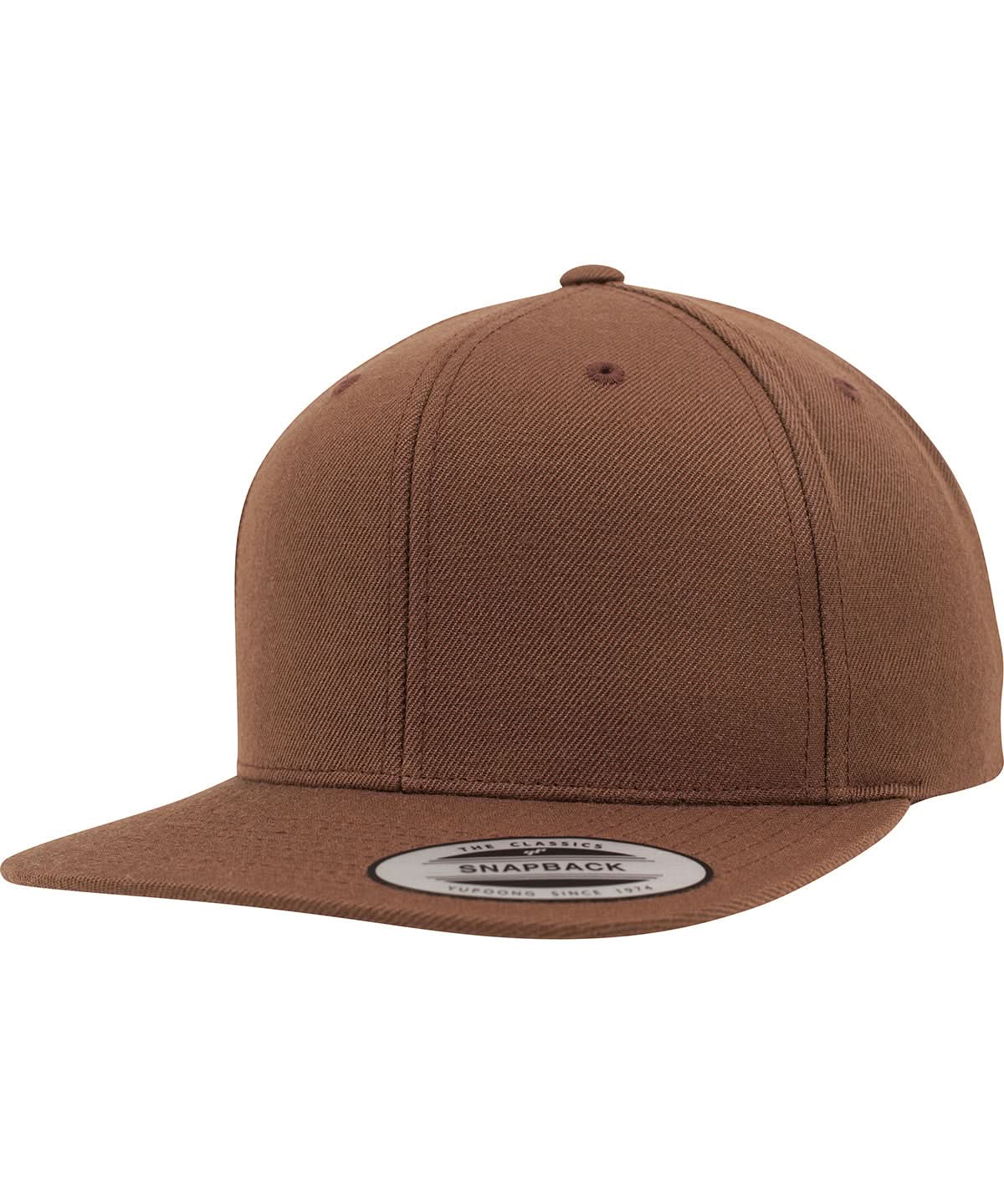 Flexfit By Yupoong The Classic Snapback 6089M YP001 - Tan One size - Customisable Caps