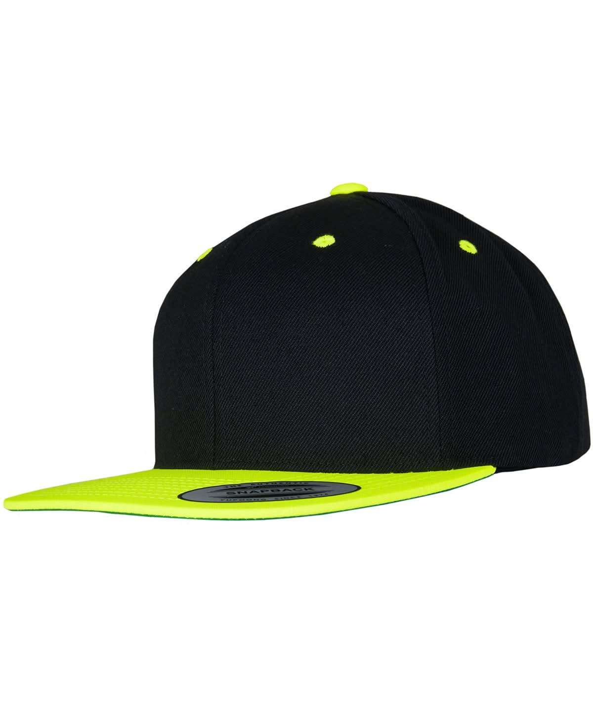 Flexfit By Yupoong The Classic Snapback 2 Tone 6089Mt YP002 - Back Neon Yellow One size - Customisable Caps
