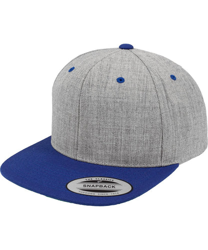Flexfit By Yupoong The Classic Snapback 2 Tone 6089Mt YP002 - Heather Royal One size - Customisable Caps