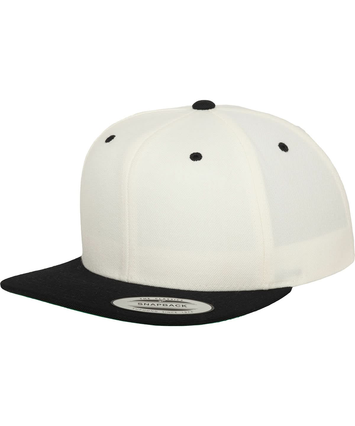 Flexfit By Yupoong The Classic Snapback 2 Tone 6089Mt YP002 - Natural Black One size - Customisable Caps