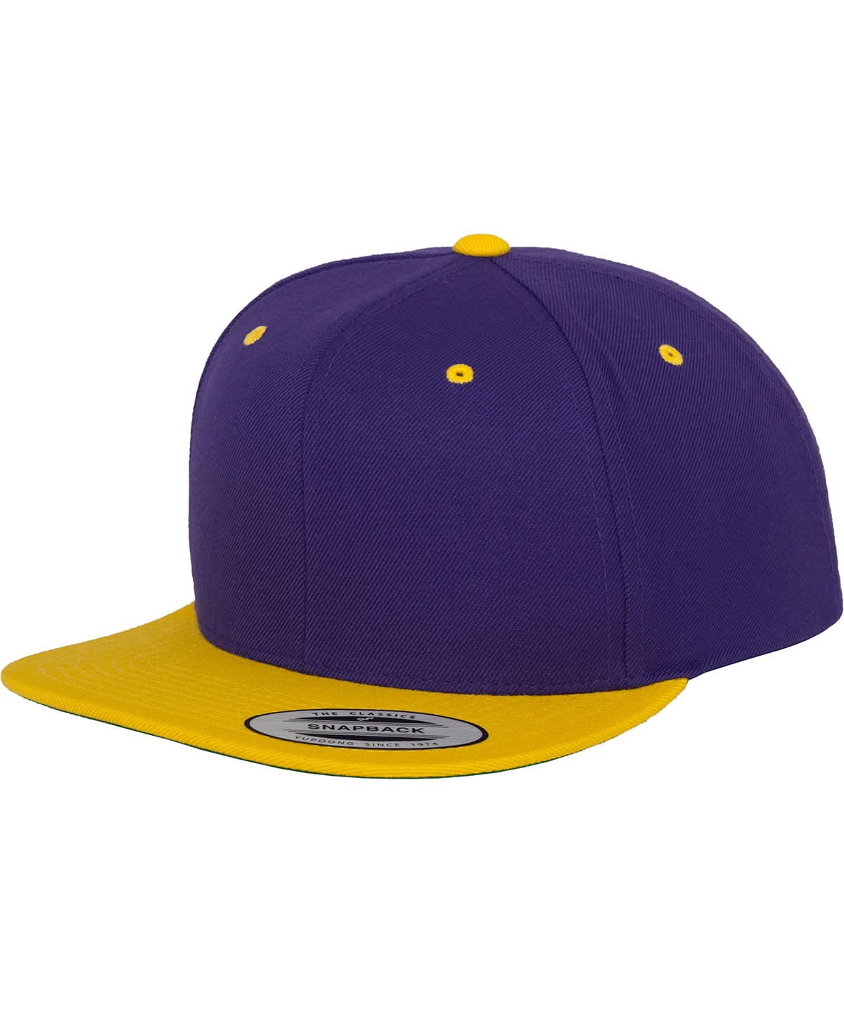 Flexfit By Yupoong The Classic Snapback 2 Tone 6089Mt YP002 - Purple Gold One size - Customisable Caps