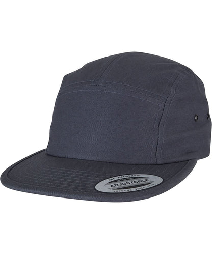 Flexfit By Yupoong Classic 5 Panel Jockey Cap 7005 YP005 - Graphite One size - Customisable Caps