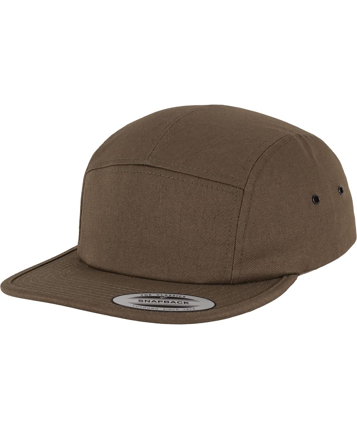 Flexfit By Yupoong Classic 5 Panel Jockey Cap 7005 YP005 - olive One size - Customisable Caps