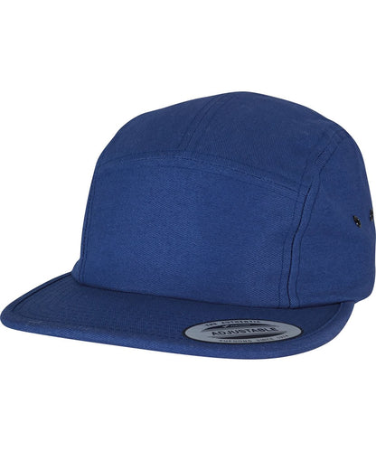 Flexfit By Yupoong Classic 5 Panel Jockey Cap 7005 YP005 - Sea Blue One size - Customisable Caps