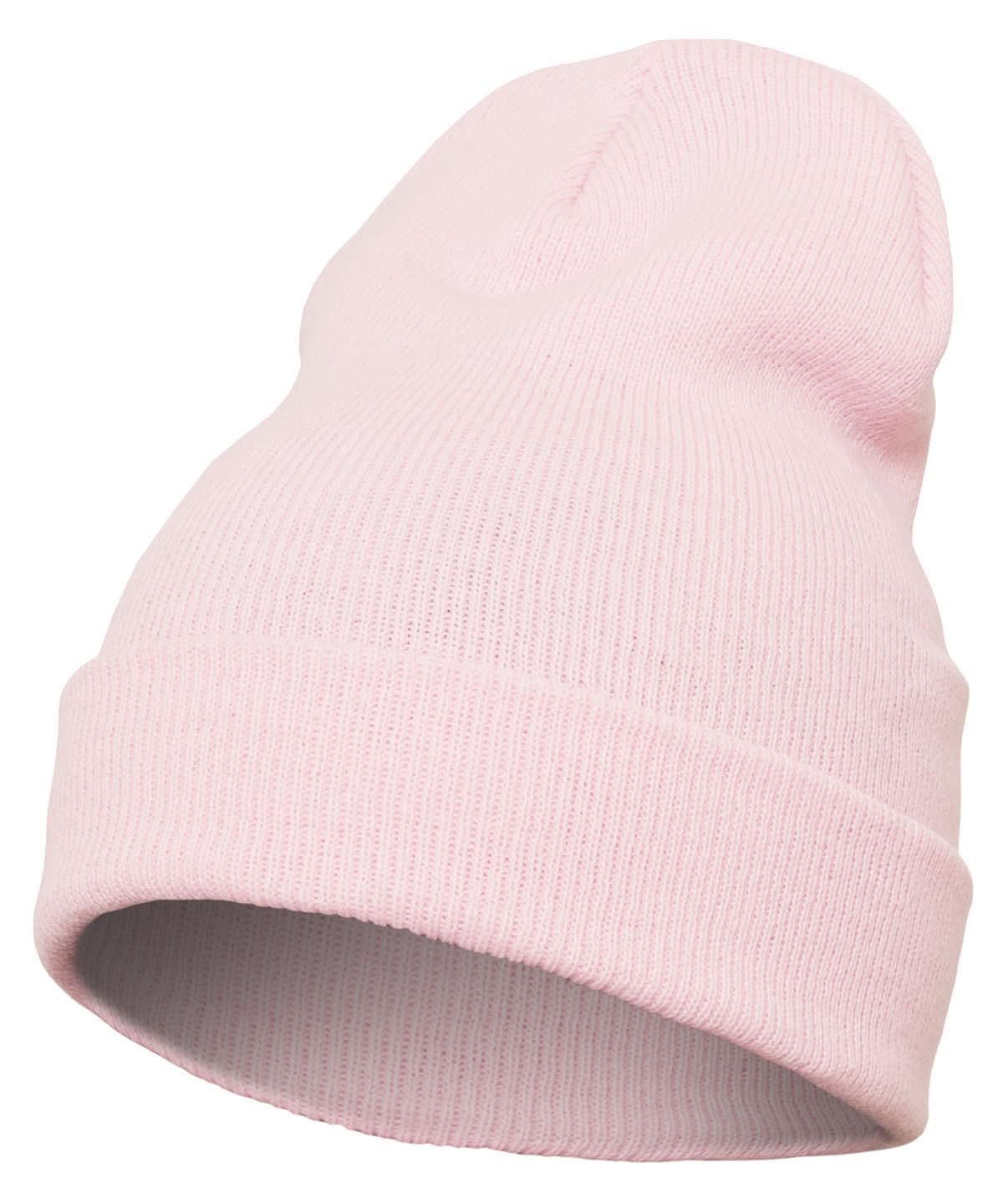Flexfit By Yupoong Heavyweight Long Beanie 1501Kc YP012 - Baby Pink One size - Customisable Beanies