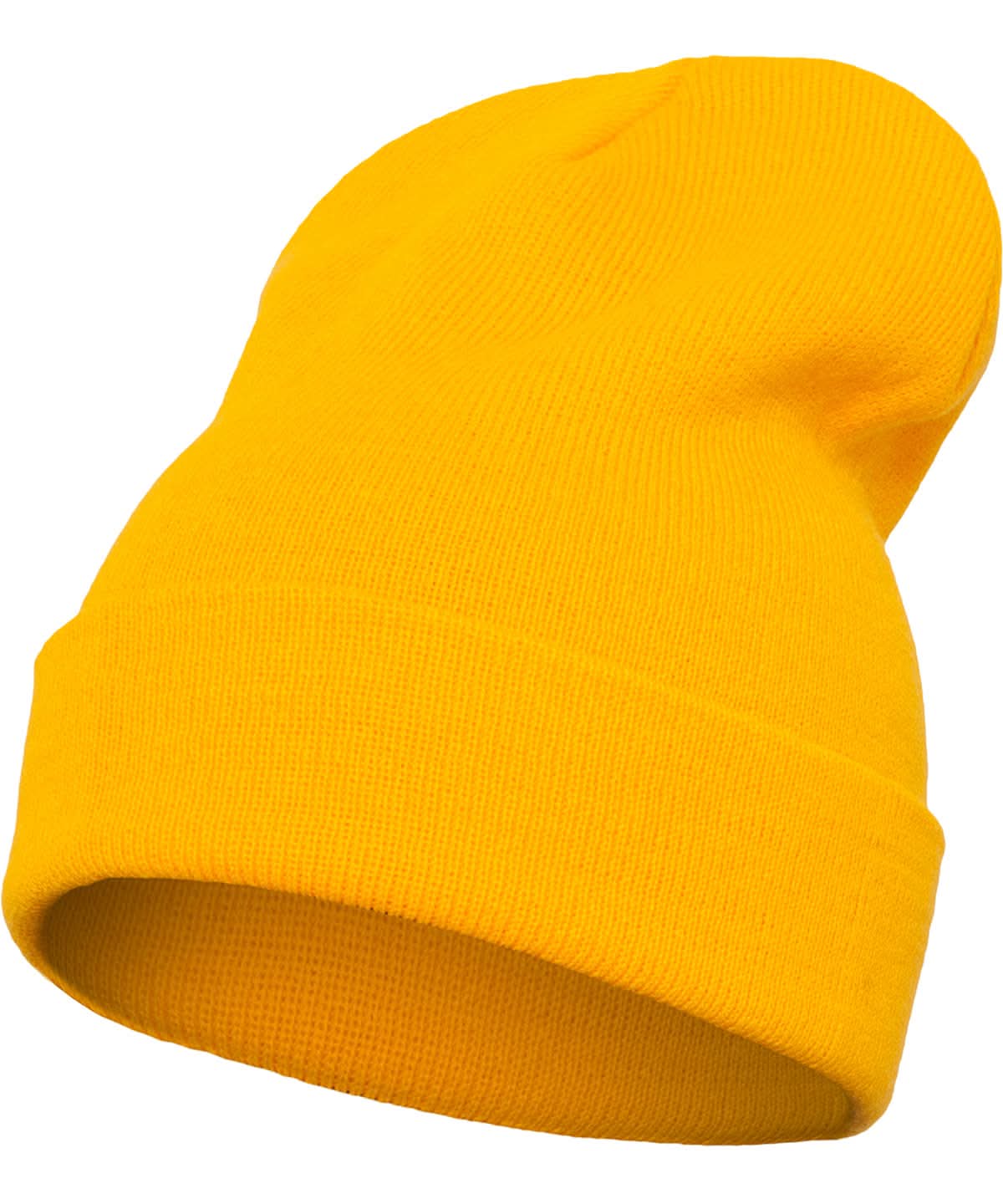 Flexfit By Yupoong Heavyweight Long Beanie 1501Kc YP012 - Gold One size - Customisable Beanies