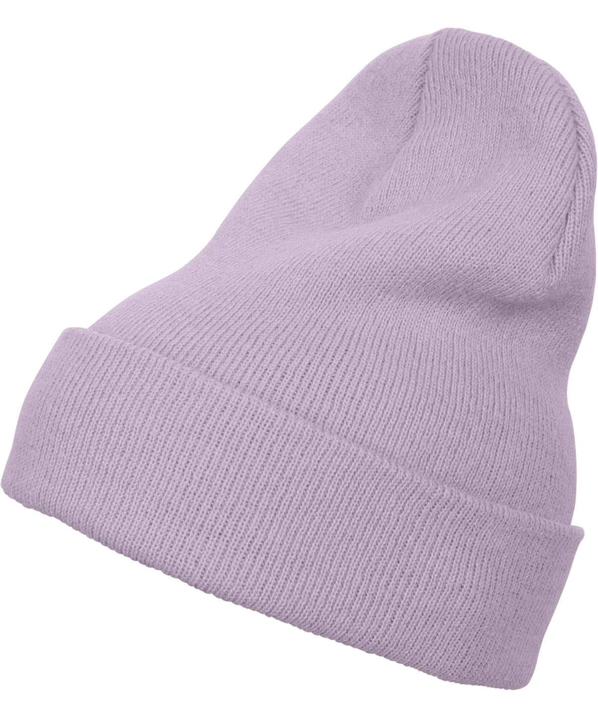 Flexfit By Yupoong Heavyweight Long Beanie 1501Kc YP012 - Lilac One size - Customisable Beanies