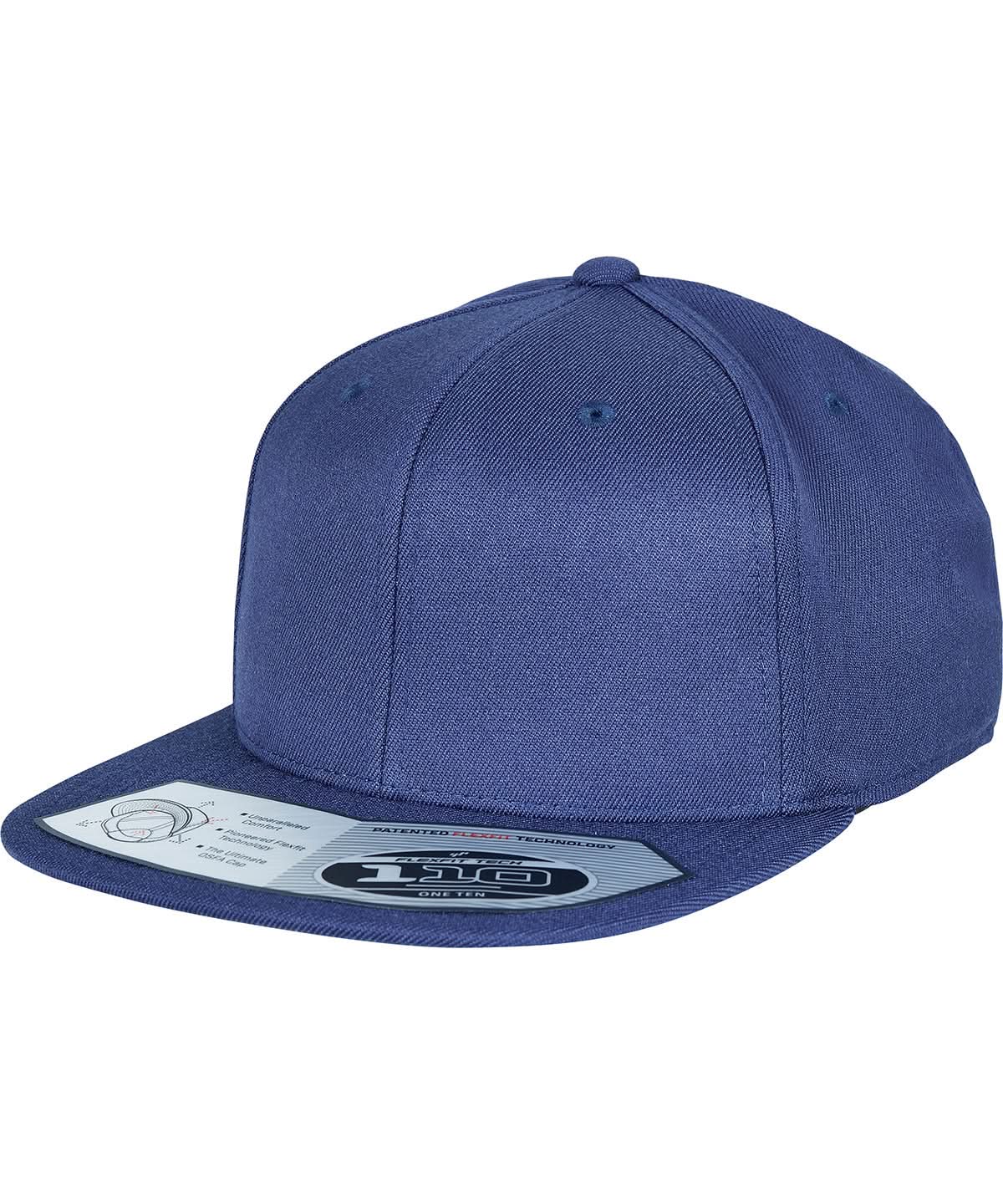Flexfit By Yupoong 110 Fitted Snapback 110 YP020 - Navy One size - Customisable Caps