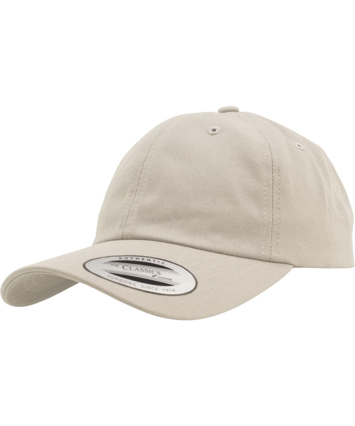 Low Profile Cotton Twill Cap - 6245CM - Stone O S - Customisable Caps