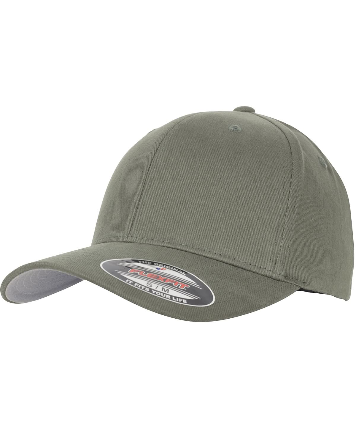Flexfit By Yupoong Flexfit Brushed Twill YP045 - Pine - Customisable Caps