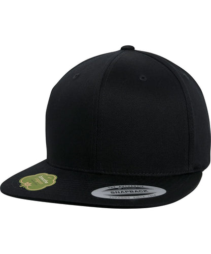 Flexfit By Yupoong Organic Cotton Snapback 6089Oc YP086 - Black One size - Customisable Caps