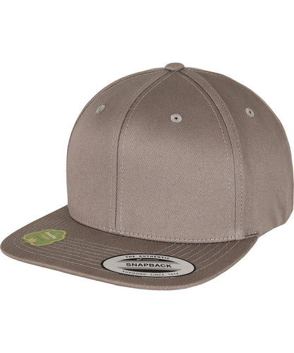 Flexfit By Yupoong Organic Cotton Snapback 6089Oc YP086 - Pale Grey One size - Customisable Caps