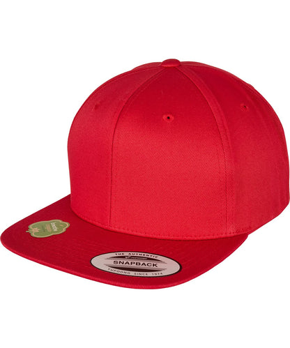 Flexfit By Yupoong Organic Cotton Snapback 6089Oc YP086 - Red One size - Customisable Caps