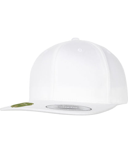Flexfit By Yupoong Organic Cotton Snapback 6089Oc YP086 - White One size - Customisable Caps