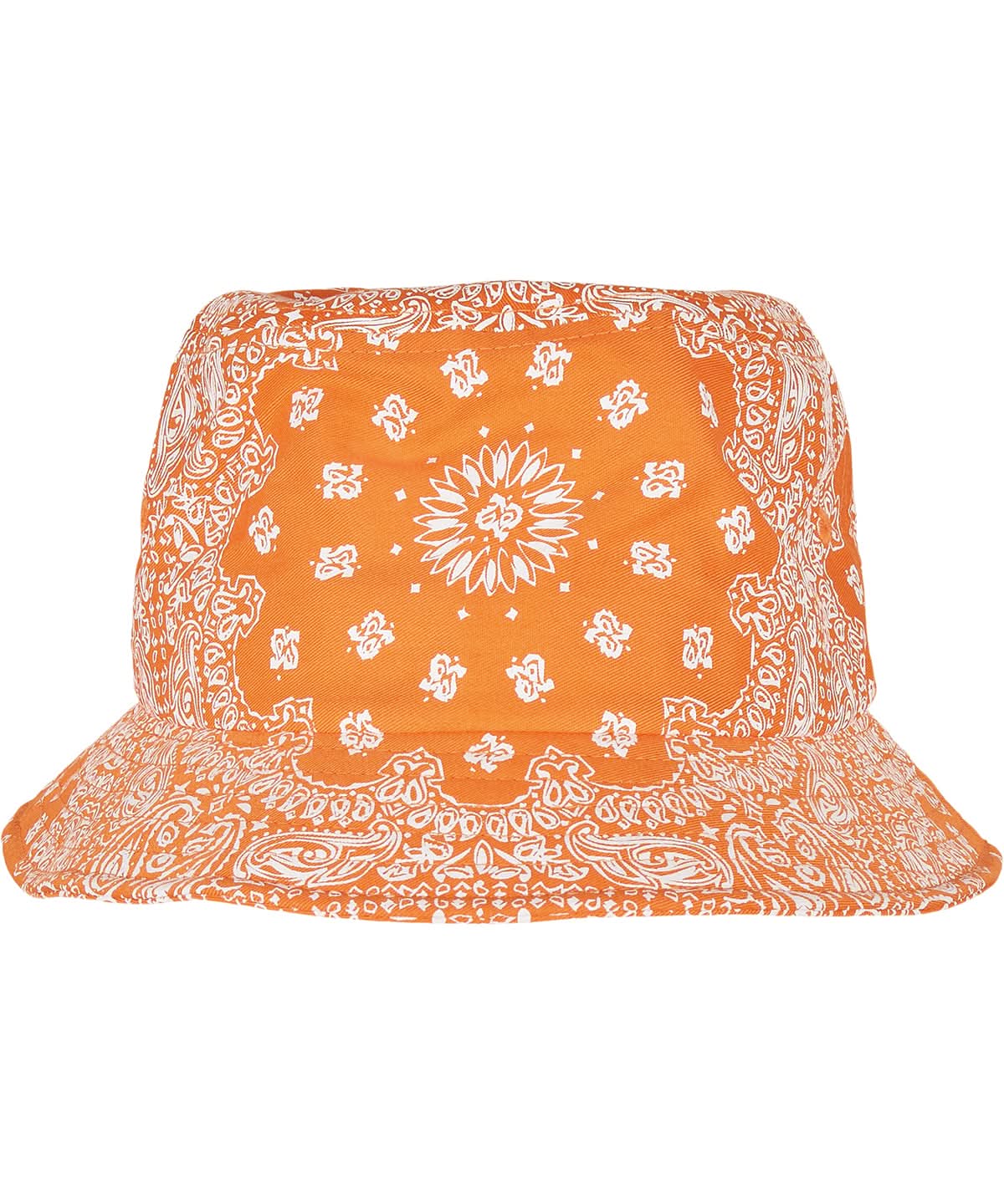 Flexfit By Yupoong Bandana Print Bucket Hat 5003Bp YP140 - Orange One size - Customisable Hats