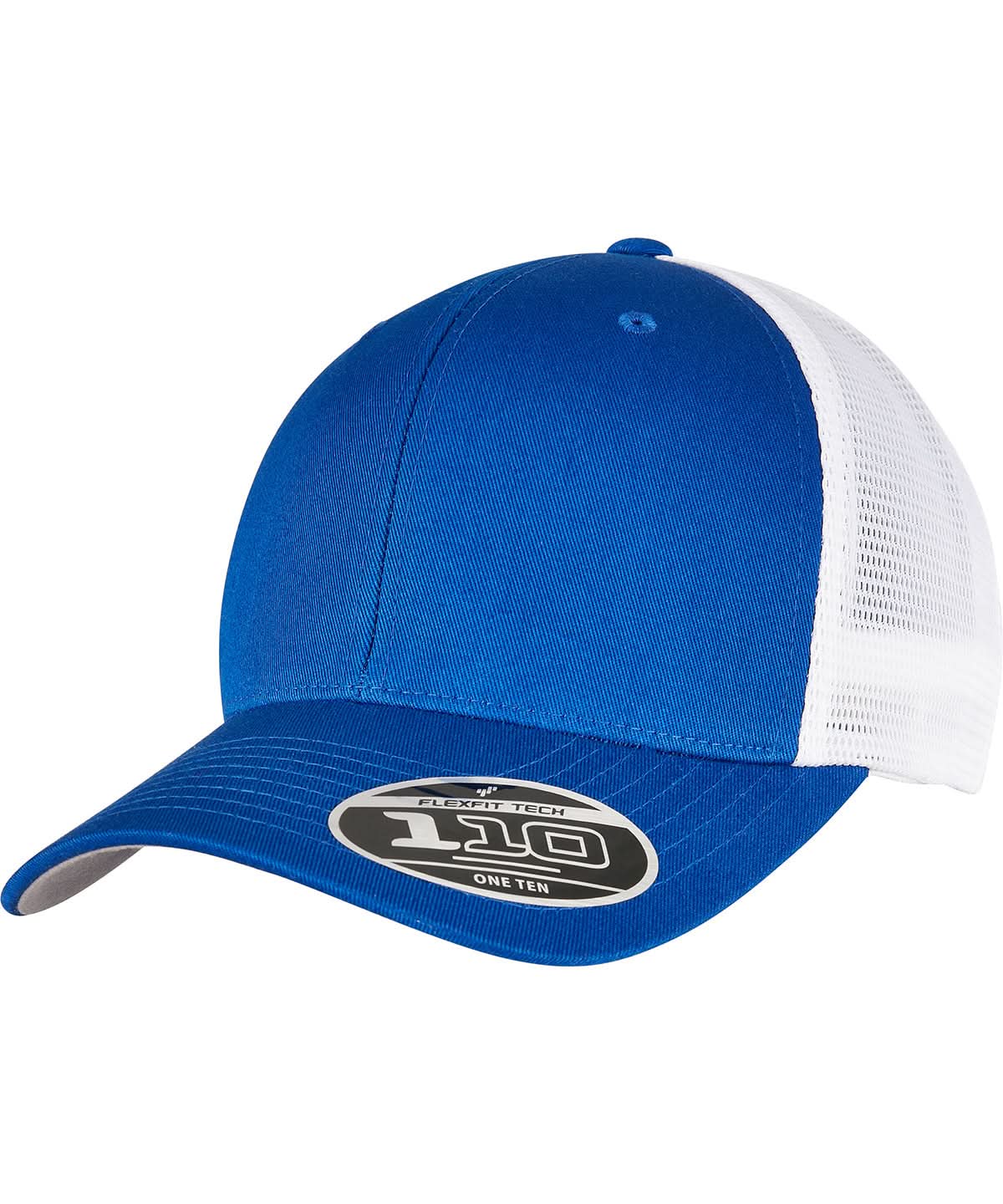 Flexfit By Yupoong 110 Mesh 2 Tone Cap 110Mt YP152 - Royal White One size - Customisable Caps