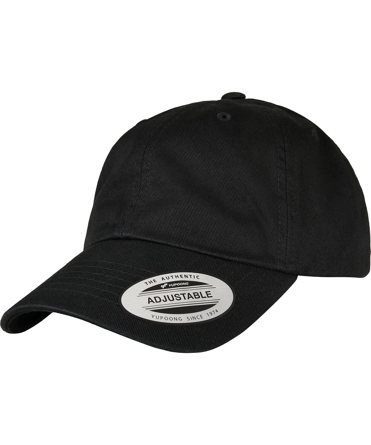 Eco Wash Dad Cap 6245Ec - YP160 - Black One size - Customisable Caps