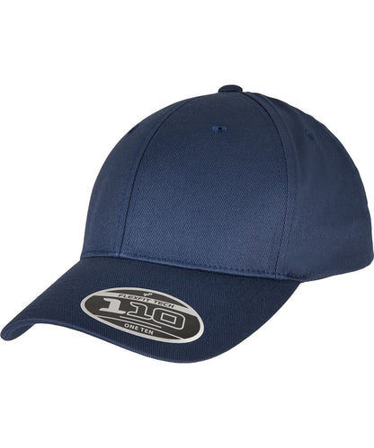 Flexfit By Yupoong Flexfit 110 Curved Visor Snapback YP177 - Navy One Size - Customisable Caps