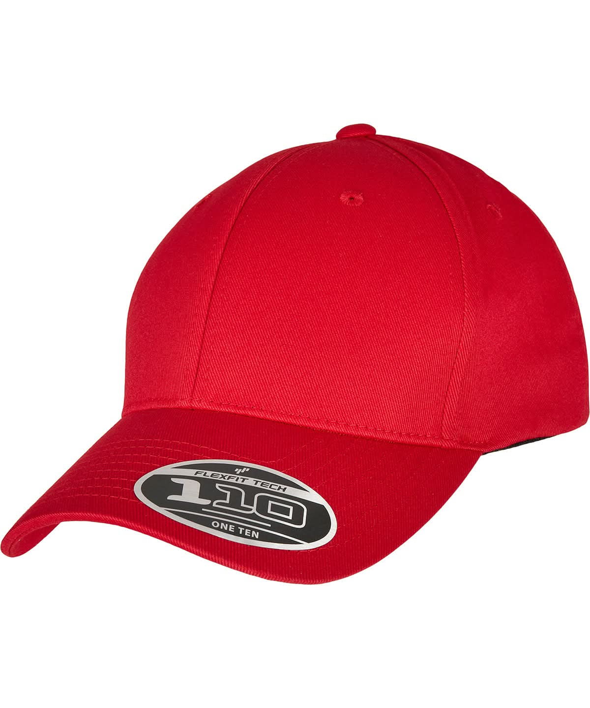 Flexfit By Yupoong Flexfit 110 Curved Visor Snapback YP177 - Red One Size - Customisable Caps