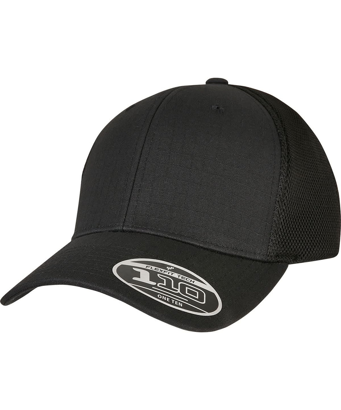 110 Flexfit Ripstop Mesh Cap 110Rm - YP188 - Black One size - Customisable Caps