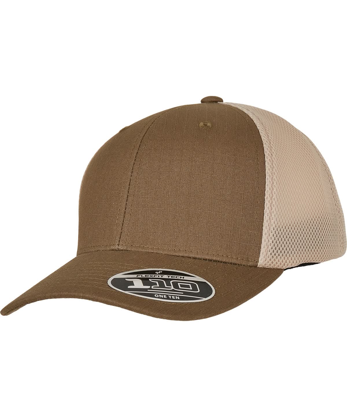 Flexfit By Yupoong 110 Flexfit Ripstop Mesh Cap 110Rm YP188 - - Customisable Caps