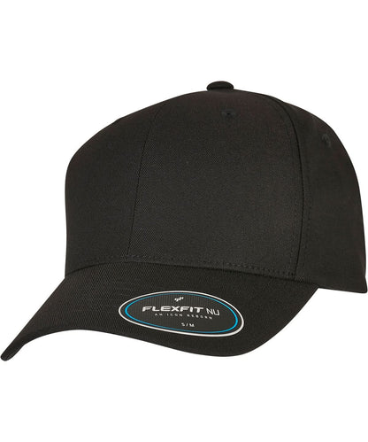 Flexfit By Yupoong Flexfit Nu Cap 6100Nu YP217 - Black - Customisable Caps