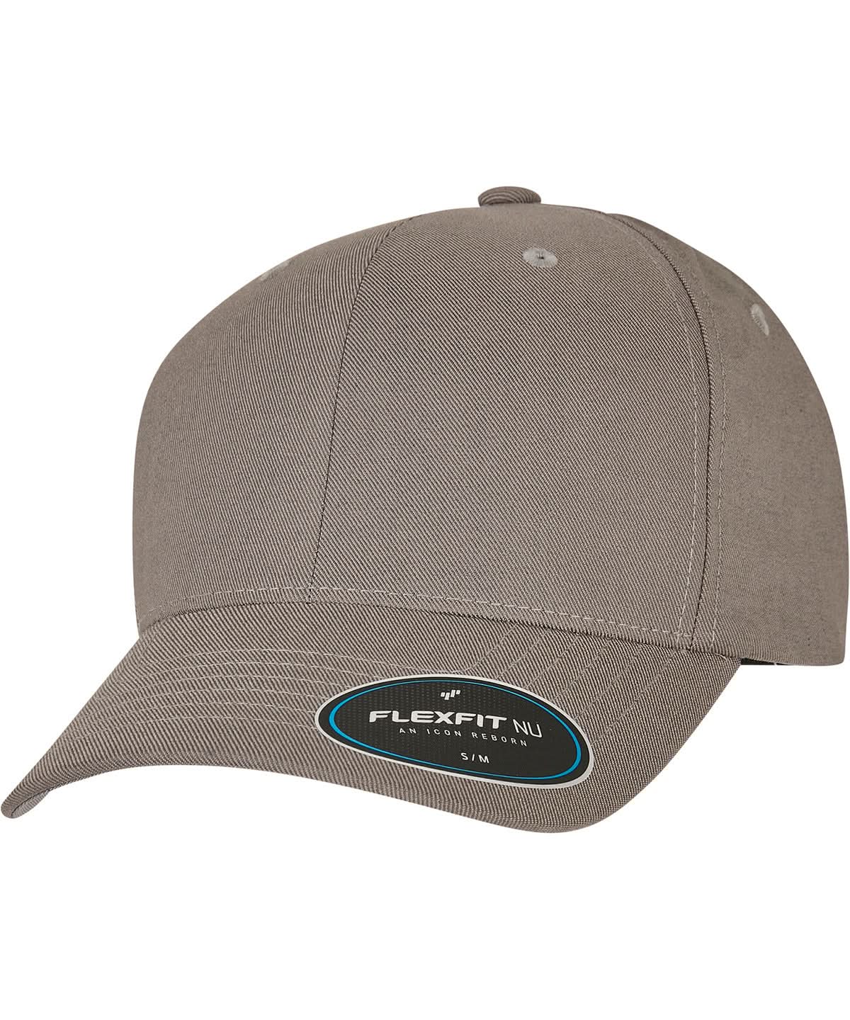 Flexfit By Yupoong Flexfit Nu Cap 6100Nu YP217 - Grey - Customisable Caps