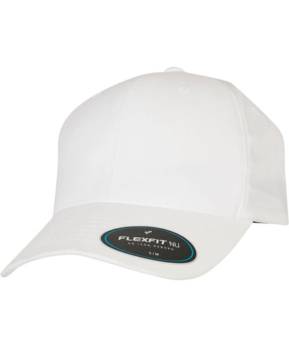 Flexfit By Yupoong Flexfit Nu Cap 6100Nu YP217 - White - Customisable Caps