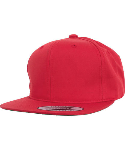 Flexfit By Yupoong Pro Style Twill Snapback Youth Cap 6308 YP225 - Red One size - Customisable Caps