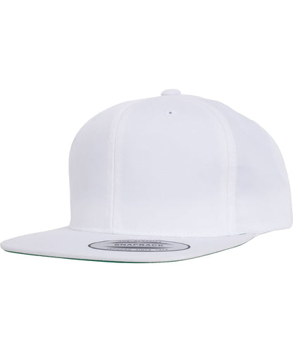 Flexfit By Yupoong Pro Style Twill Snapback Youth Cap 6308 YP225 - White One size - Customisable Caps
