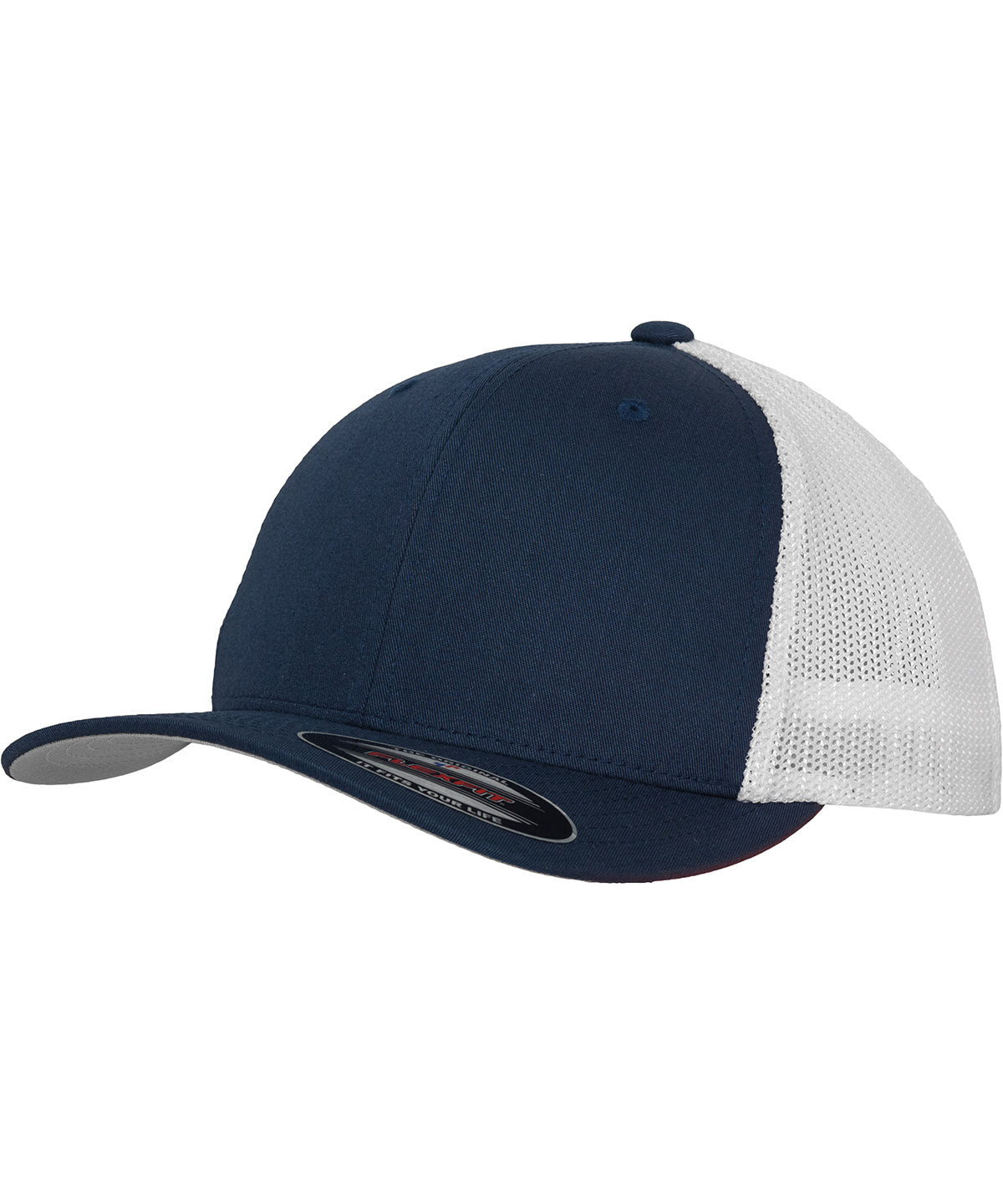 Flexfit trucker mesh 2-tone (6511T) - YP232 - Navy White S M - Customisable Caps
