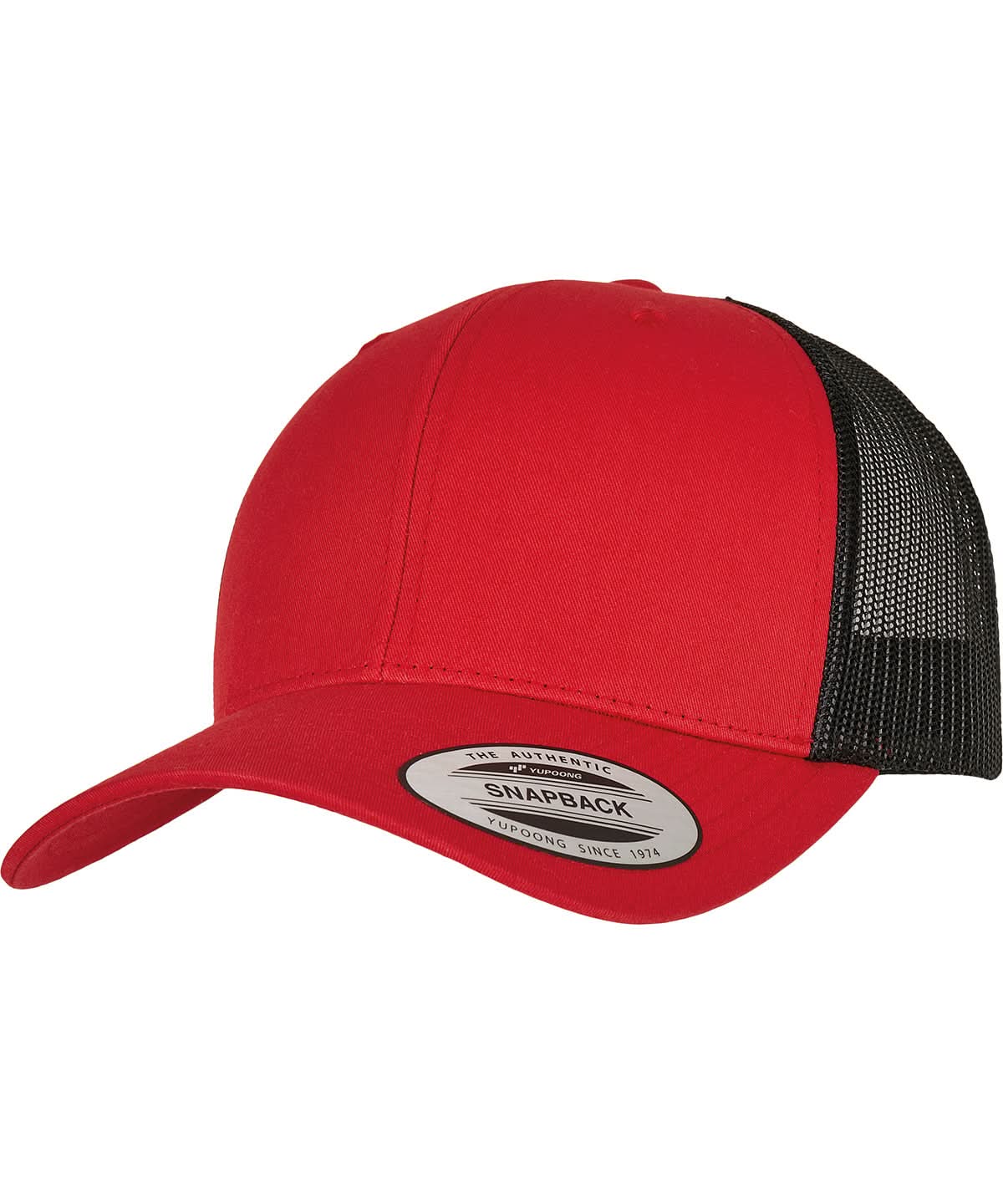 Flexfit By Yupoong Retro Trucker 2 Tone 6606T YP237 - Red Black One size - Customisable Caps