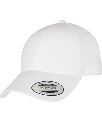 Flexfit By Yupoong Premium Curved Visor Snapback Cap 6789M YP240 - - Customisable Caps