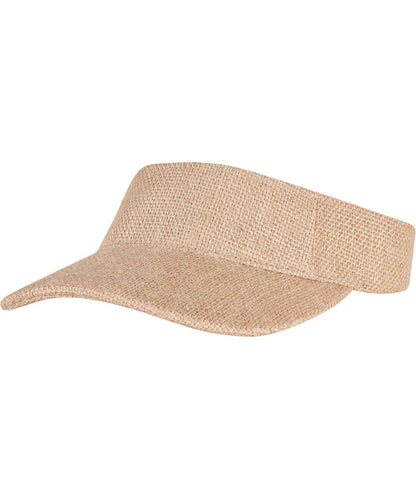 Flexfit By Yupoong Bast Visor Cap 8888Bv YP246 - Nature One size - Customisable Caps