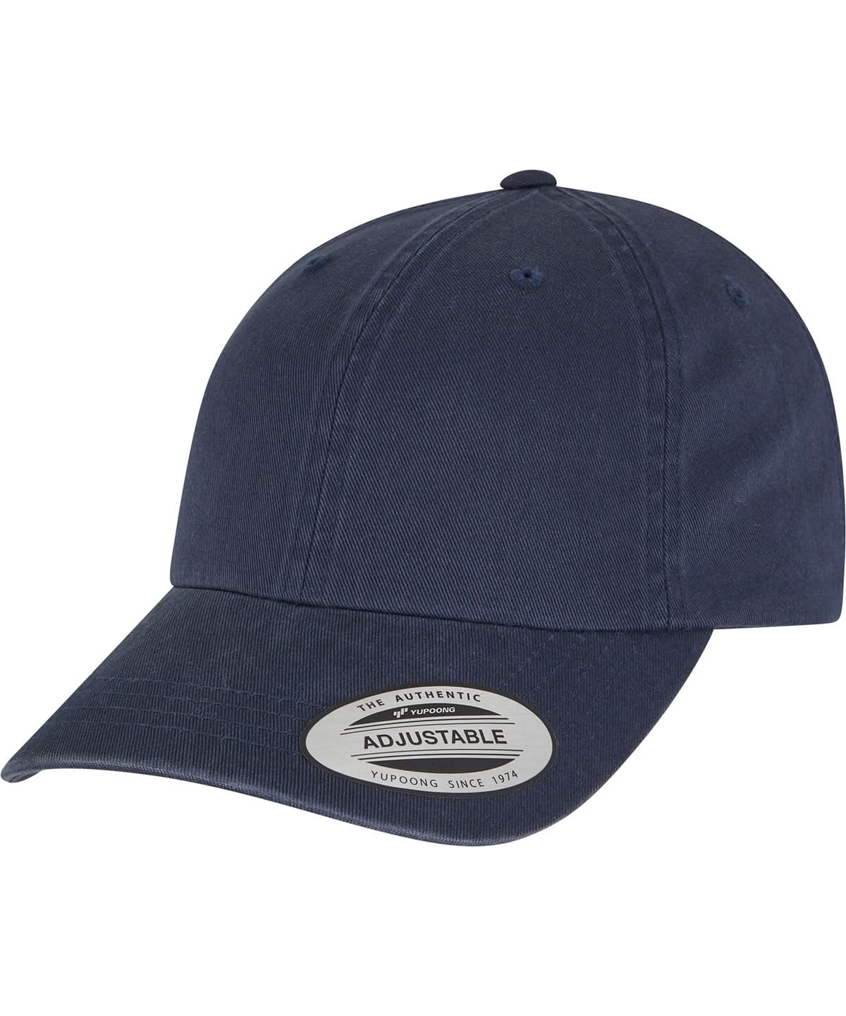 Flexfit By Yupoong Flexfit Low Profile Garment Washed 6245Gw YP250 - Navy One size - Customisable Caps