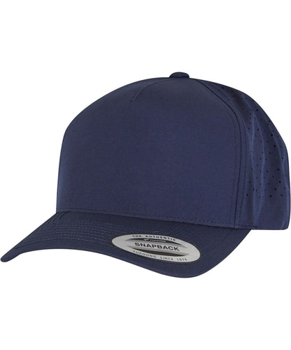 Flexfit By Yupoong Yp Classics 5 Panel Snapback 5389Ap YP257 - Navy One size - Customisable Caps