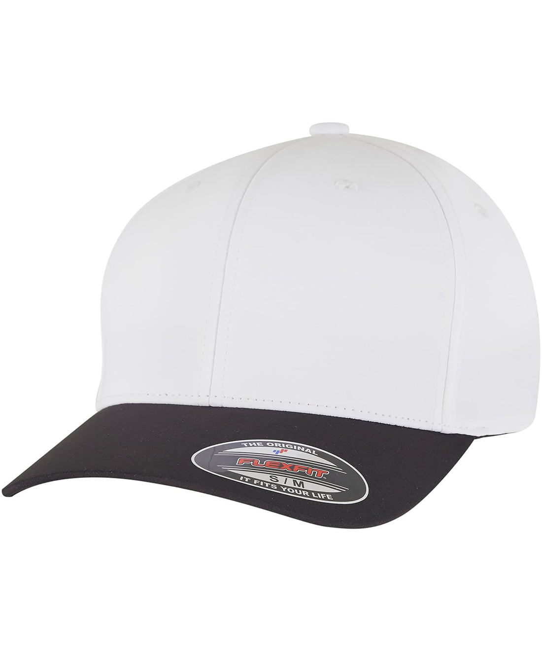 Flexfit Tech water-repellent cap (9295) - 9295 - Black White - Customisable Caps