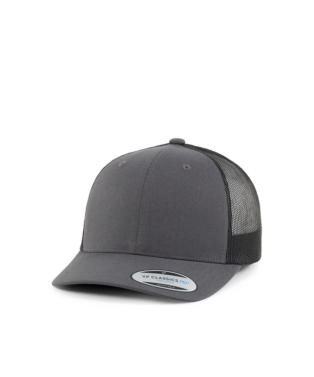 YP Classics NU 2-tone - 6606TNU - Charcoal Black One size - Customisable Caps