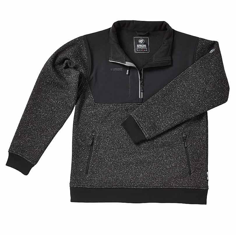 ATS Zipped Knit Sweater - Apache