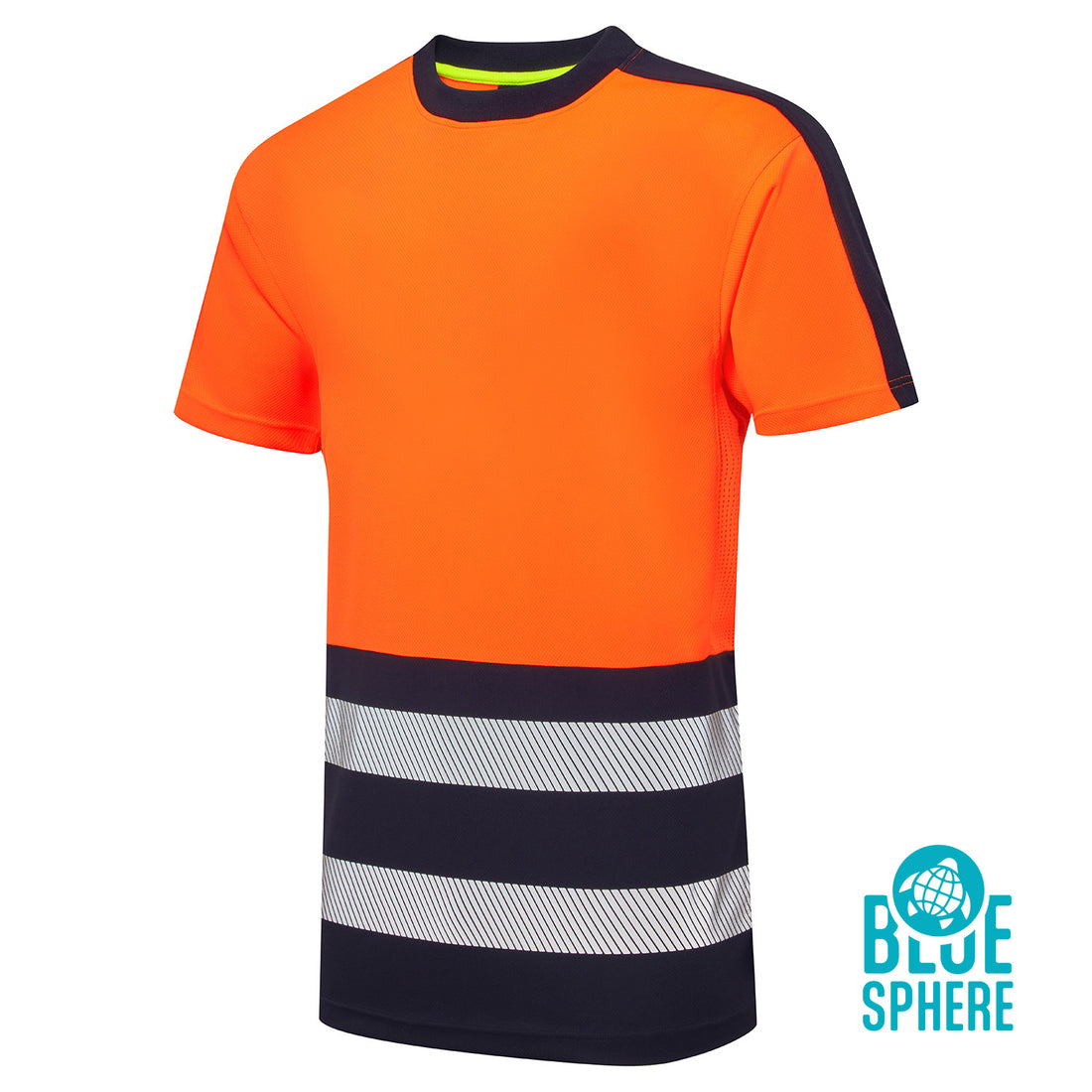 Essentials Hi Vis Eco CoolAir Orange T-Shirt - ESS10 - Orange - Customisable T-Shirt
